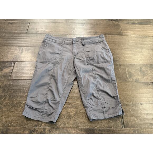 Prana Women's Gray Cargo Shorts - Picture 2 of 10